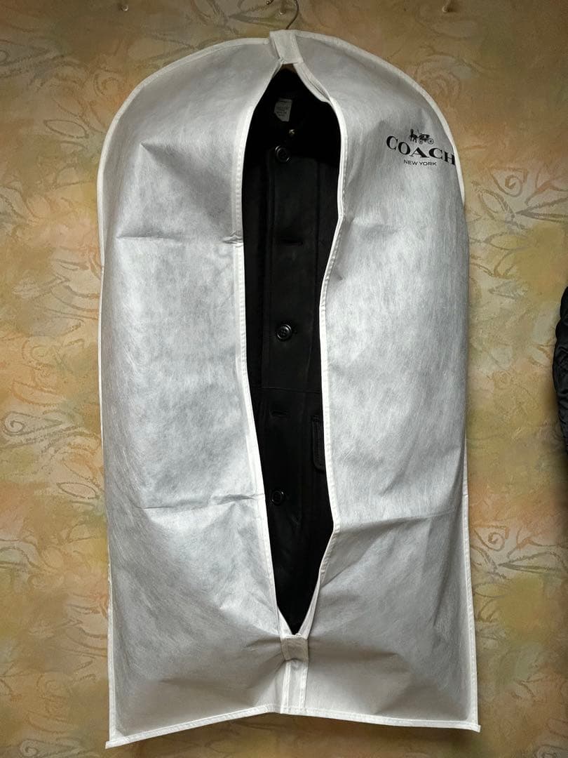 【新品 sizeＭ】coach（コーチ）リバーシブルシアリングコート