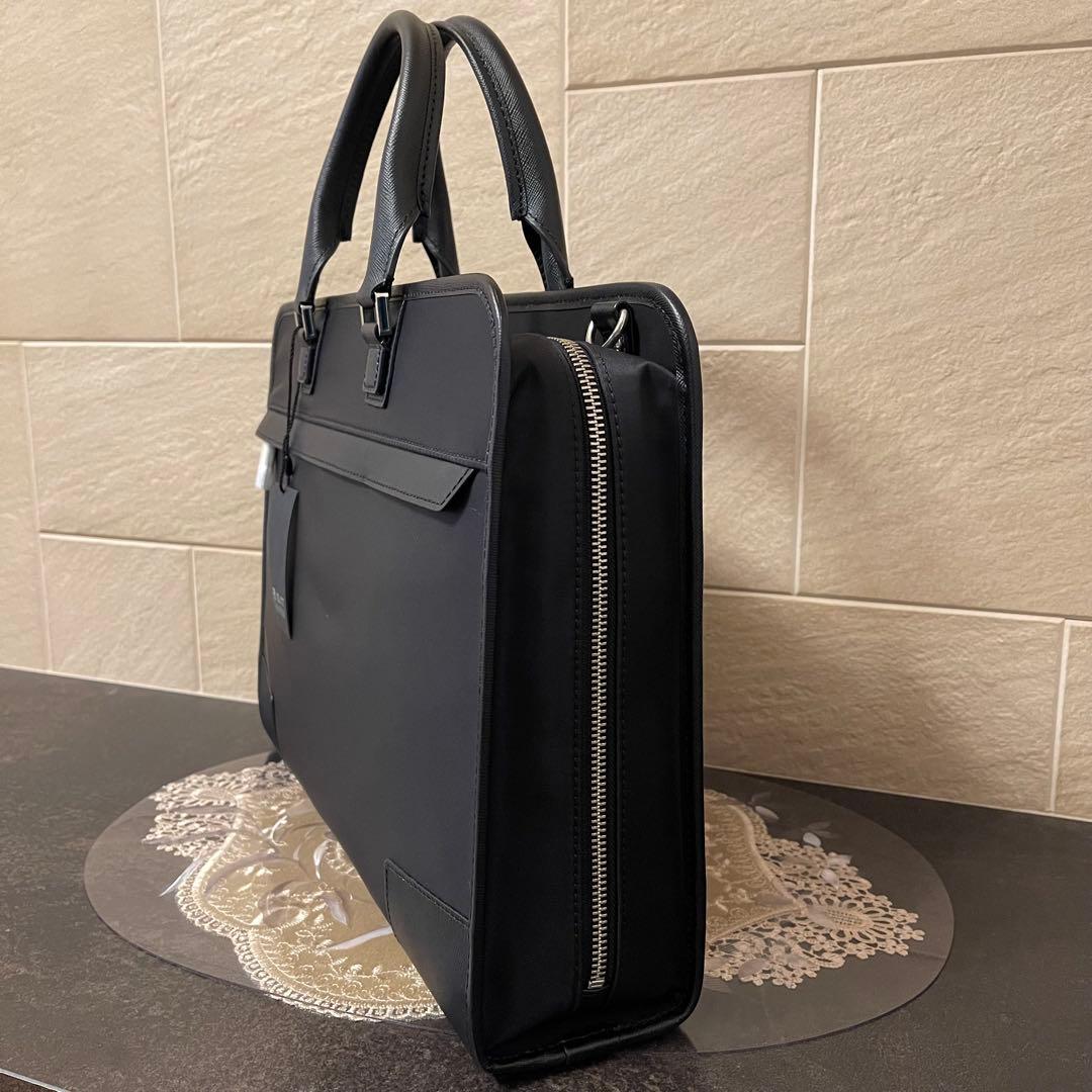 【新品】ISIT ビジネスバッグ・ショルダー　2Way　黒　31,900円