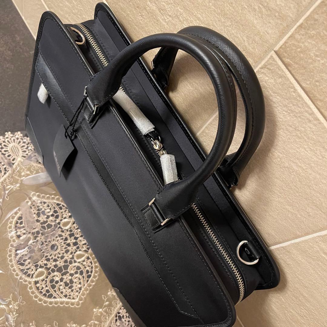 【新品】ISIT ビジネスバッグ・ショルダー　2Way　黒　31,900円