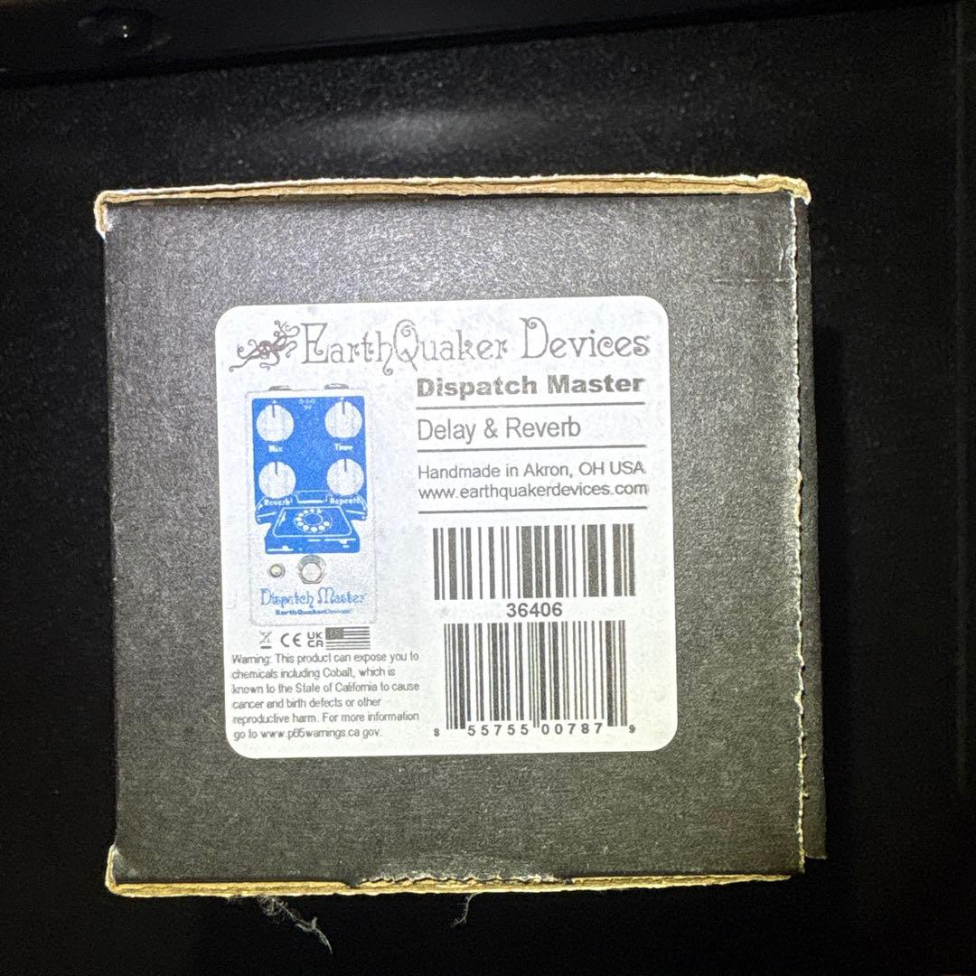 EarthQuaker Devices Dispatch Master 美品