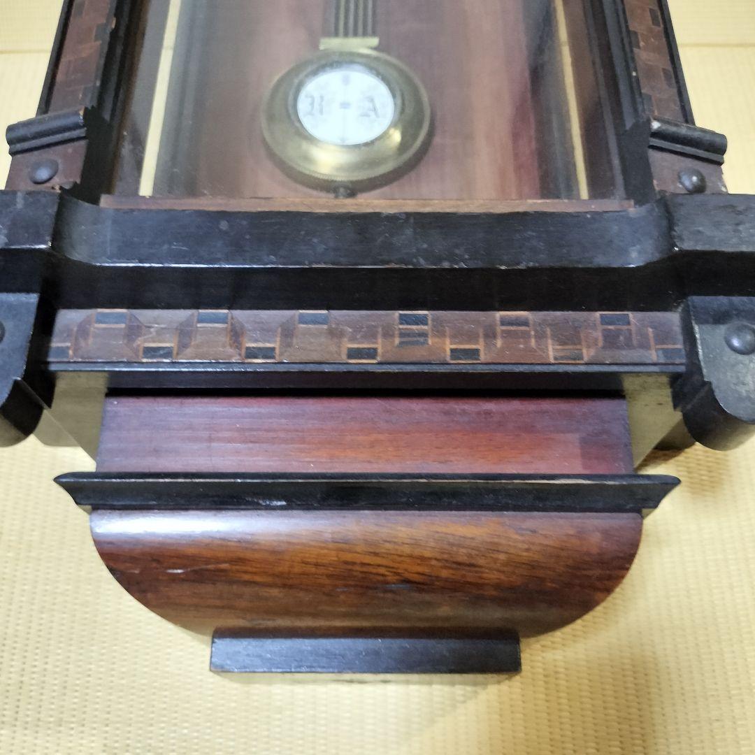 スリゲル時計 ドイツ製　100年前 アンティーク　ボンボン時計　ジャンク