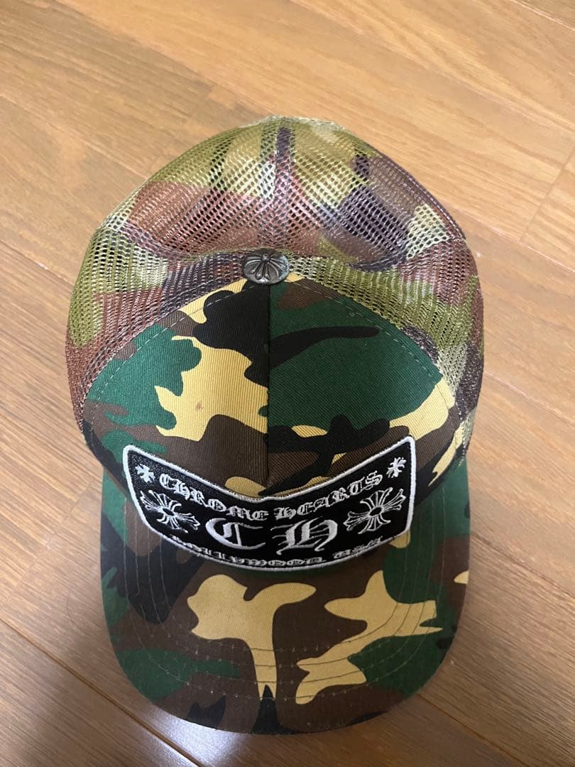 CHROME HEARTS 迷彩 トラッカーキャップ - メルカリ