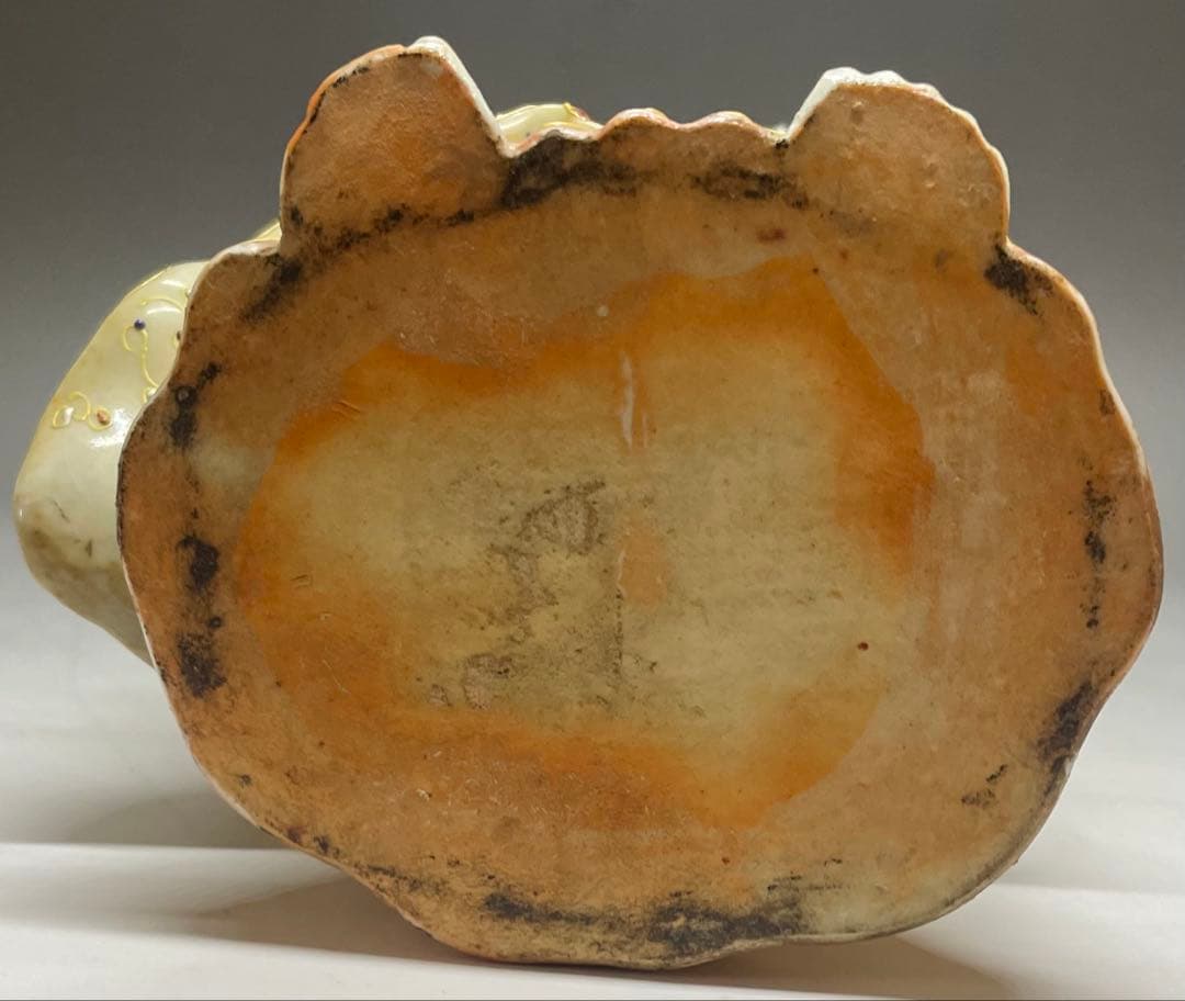 九谷焼 聖観音菩薩像 立像 色絵 金彩 置物 38cm Y302