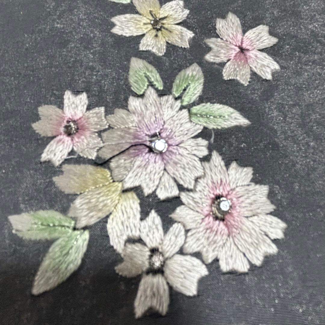 彩♪ 袋帯と未使用服地からロングワンピース❣️ストール付