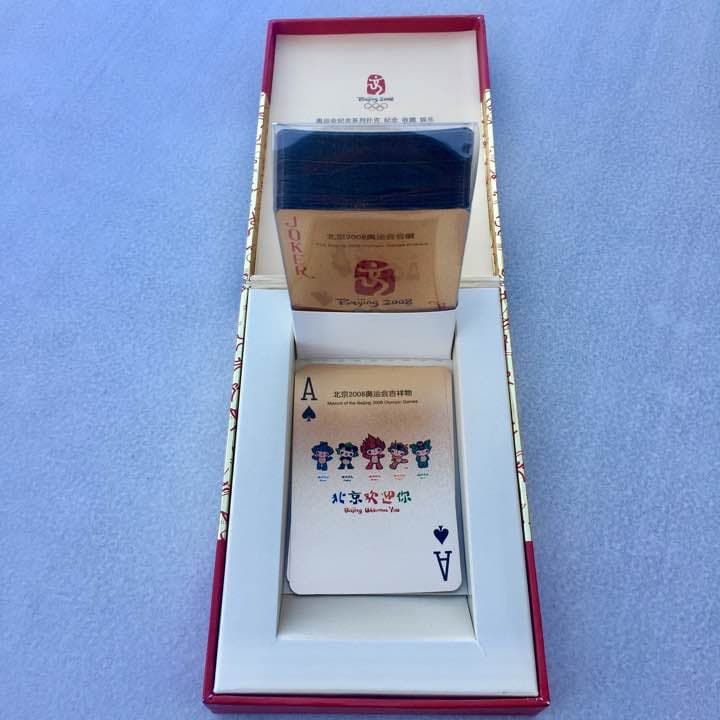 新品】北京オリンピック 公式トランプ 金！！