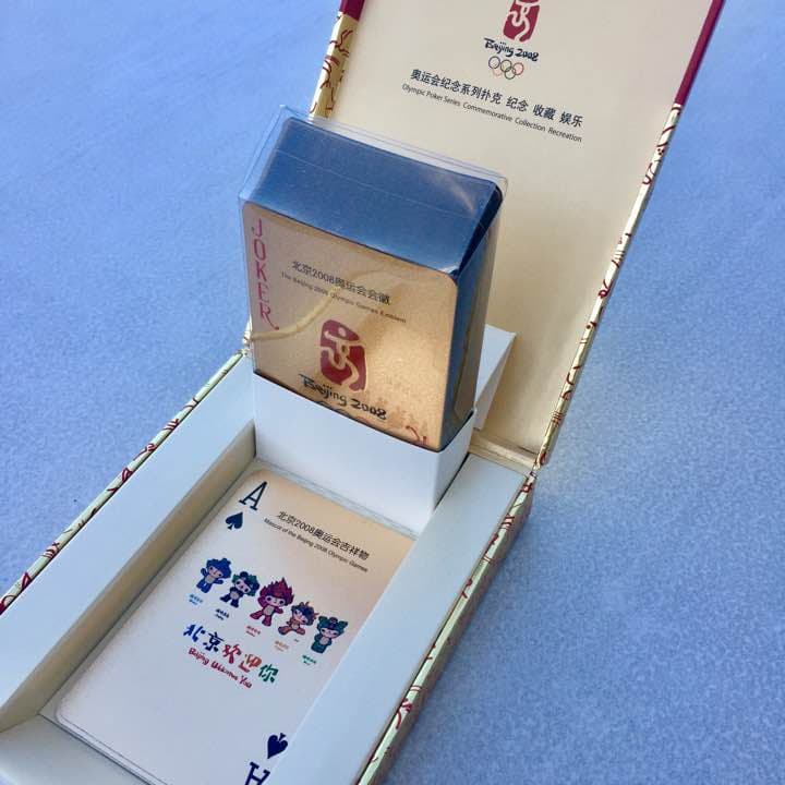 新品】北京オリンピック 公式トランプ 金！！