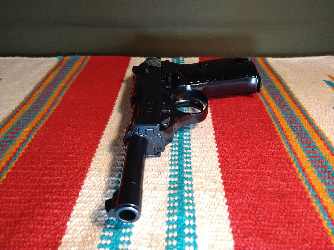 希少な美品！マルゼン　ワルサーP38　キャロム社モリブデンブルーカスタム！漏無し