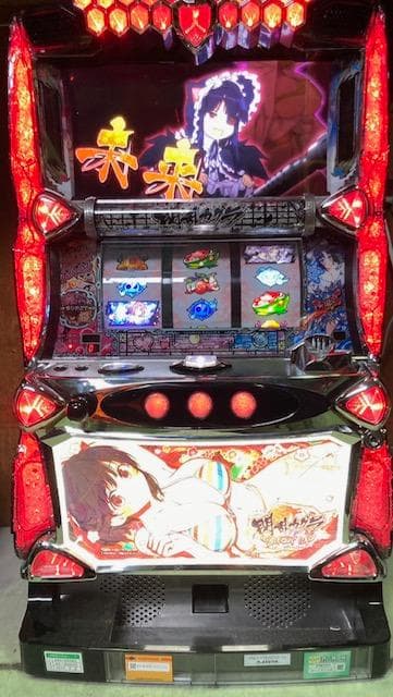 パチスロ実機 S閃乱カグラBURSTUP／L4 コイン不要機