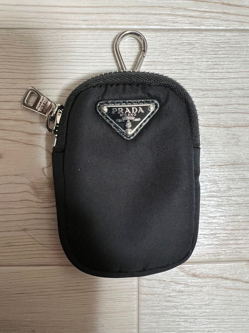 PRADA/Re-Nylon/Xサフィアーノレザー/ミニポーチ