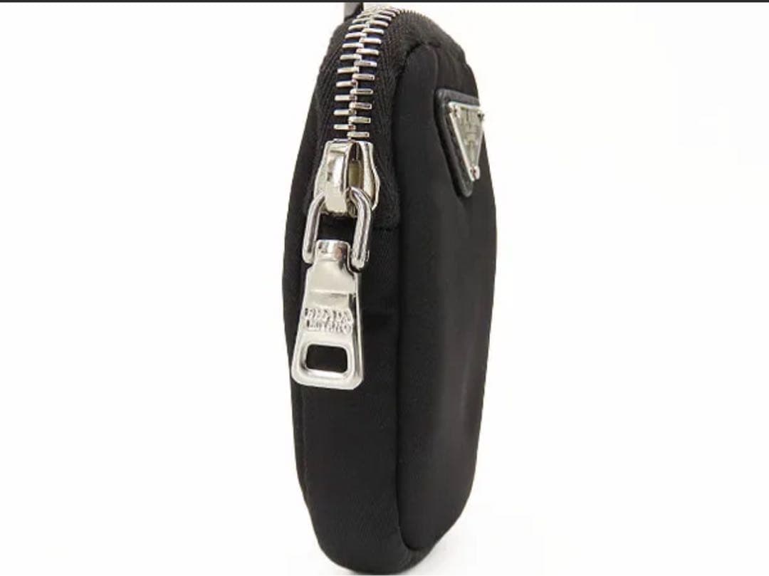 PRADA/Re-Nylon/Xサフィアーノレザー/ミニポーチ