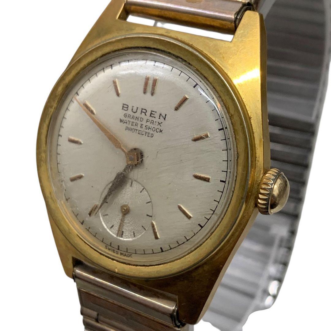 シ*ア様 A10294【希少】稼働品 手巻 ビューレン アンティーク 腕時計　ス