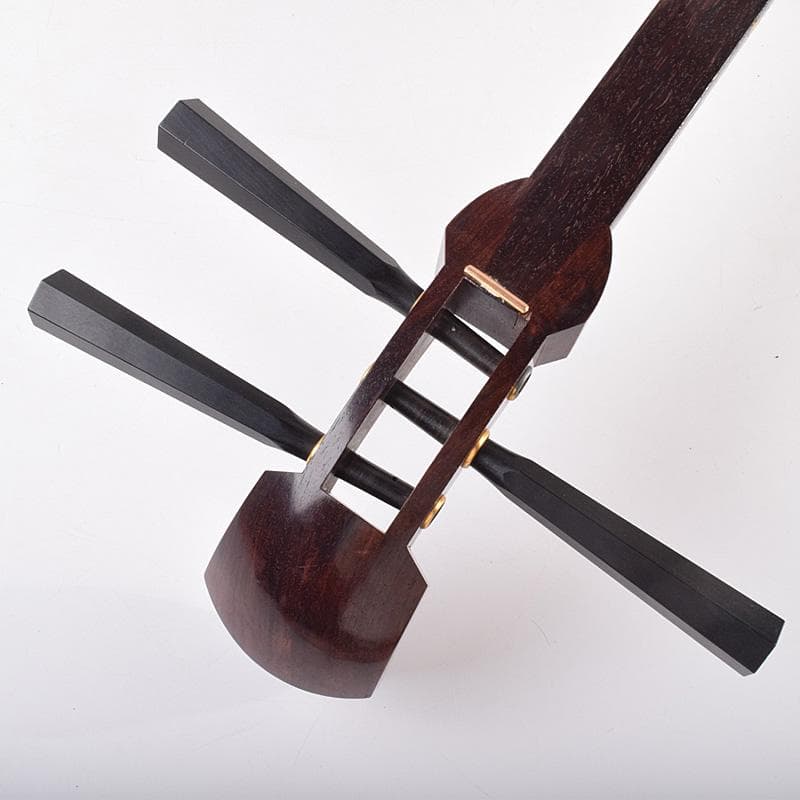 和楽器 弦楽器 唐木紫檀棹 金細三味線 ハードケース付 M R9317B - メルカリ