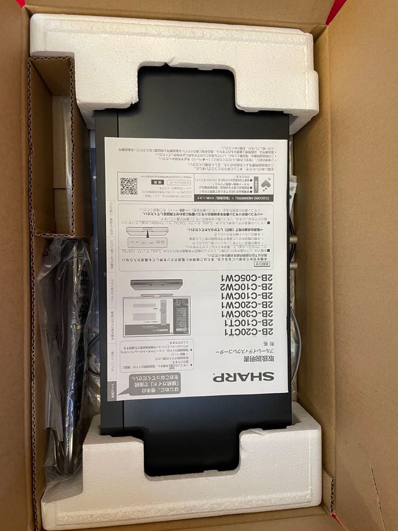 SHARP 2B-C10CT1 ブルーレイディスクレコーダー