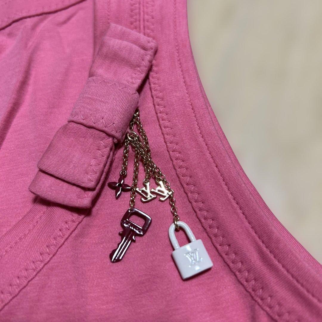 LOUIS VUITTON ピンク タンクトップ XS