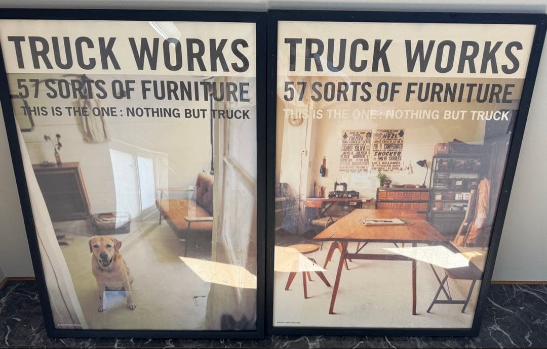 TRUCK FURNITURE トラックファニチャーポスター2枚＋額縁セットB2