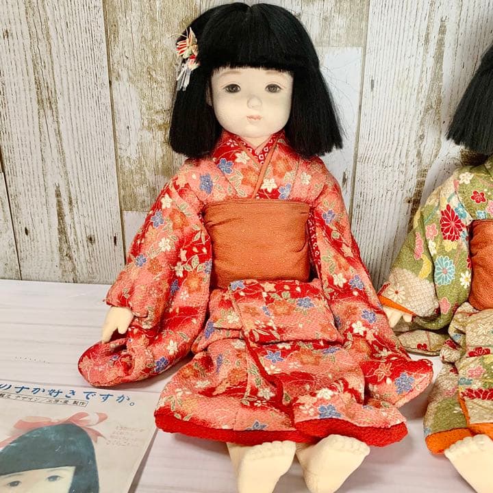 創作日本人形 市松人形 島村龍児 さくらこちゃん かりんちゃん 定価