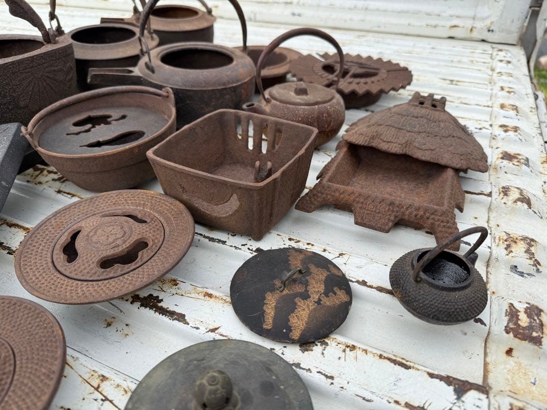 各種 鉄器 鉄瓶 灰皿 茶器 いろいろ まとめ 金属工芸 鉄製 その他