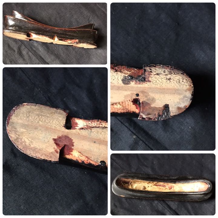 自然界の作用で不思議な心象風景が描かれた鑑賞石 台座付き