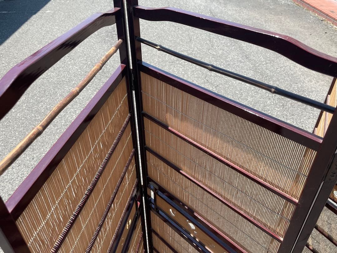 衝立 パーテーション 間仕切り 住まい 年代物 和風 家具 インテリア 和室