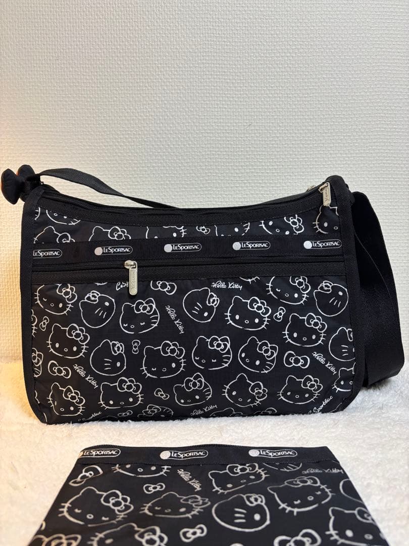 【タグ付き新品】レスポートサック × ハローキティ 50周年限定ショルダーバッグ