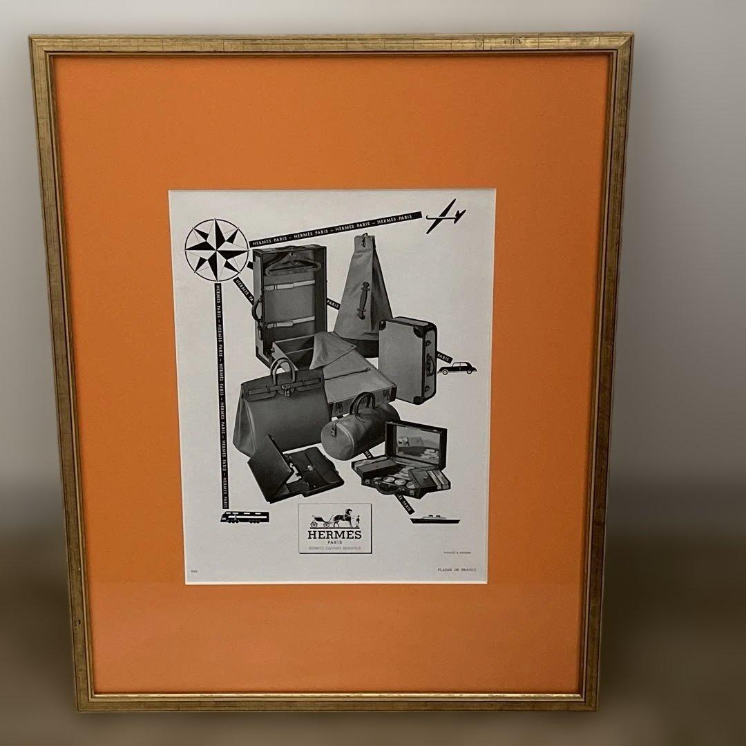 エルメス 雑誌広告 額