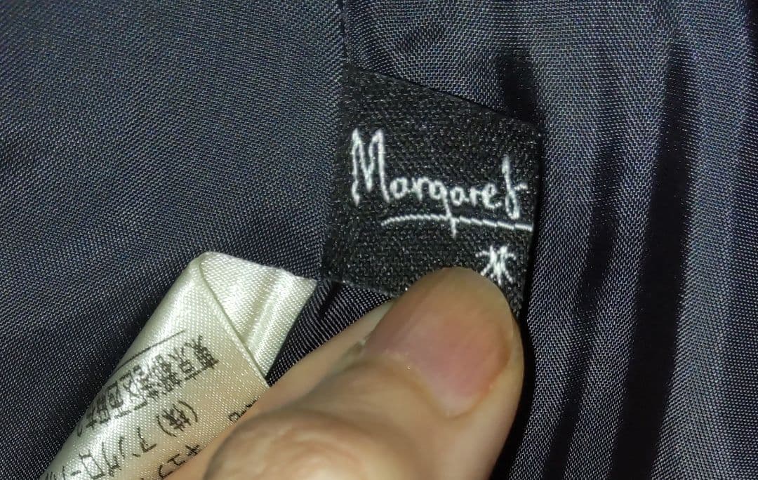 マーガレット・ハウエル　ダークグレー プリーツ スカート　Ⅱ