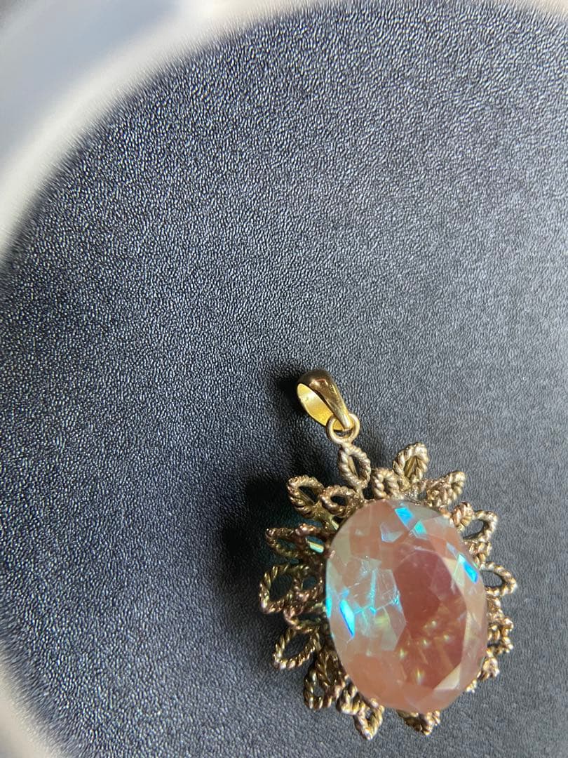 ⬇️【希少】アンティーク 大粒サフィレット ペンダントトップ