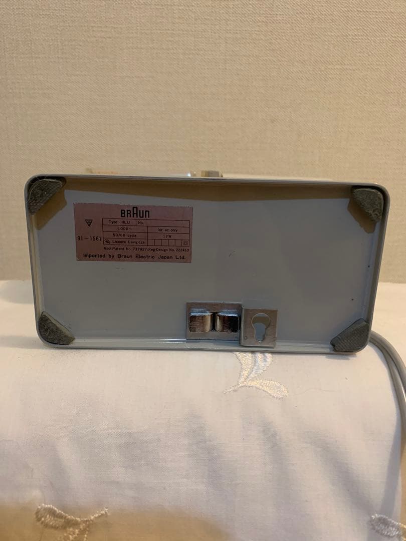 【動作確認済み】　ドイツ　BRAUN 卓上扇風機　ヴィンテージ　美品！