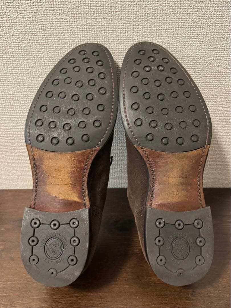 【定価41,800円】ユニオンインペリアル 別注 スウェードウイングチップ