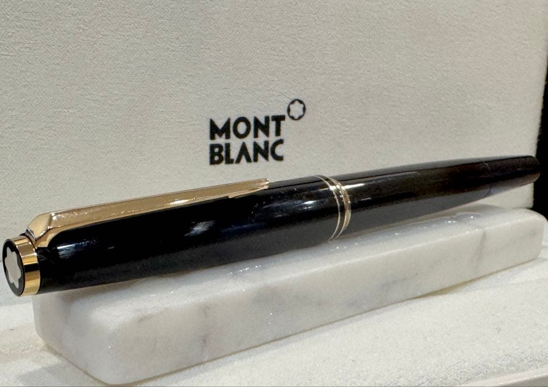 極美品】モンブラン No.221(超希少： 過渡期モデル) ブラック万年筆