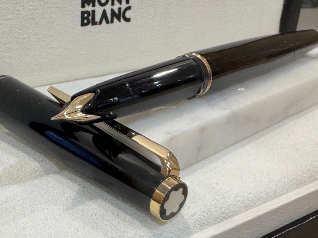 極美品】モンブラン No.221(超希少： 過渡期モデル) ブラック万年筆