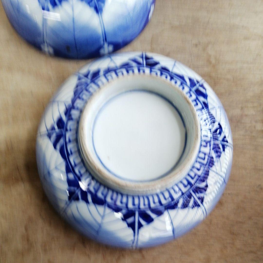 骨董 伊万里 鉢 3つ丼 大中小 染め付け