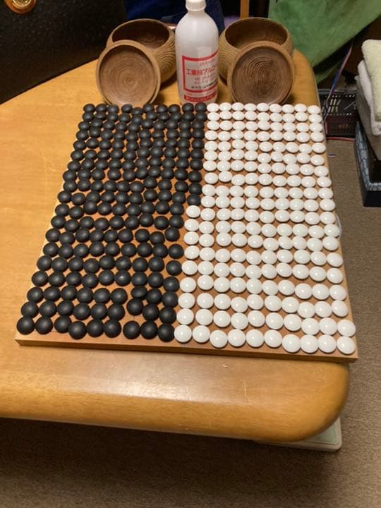 囲碁盤と石プラス対局時計