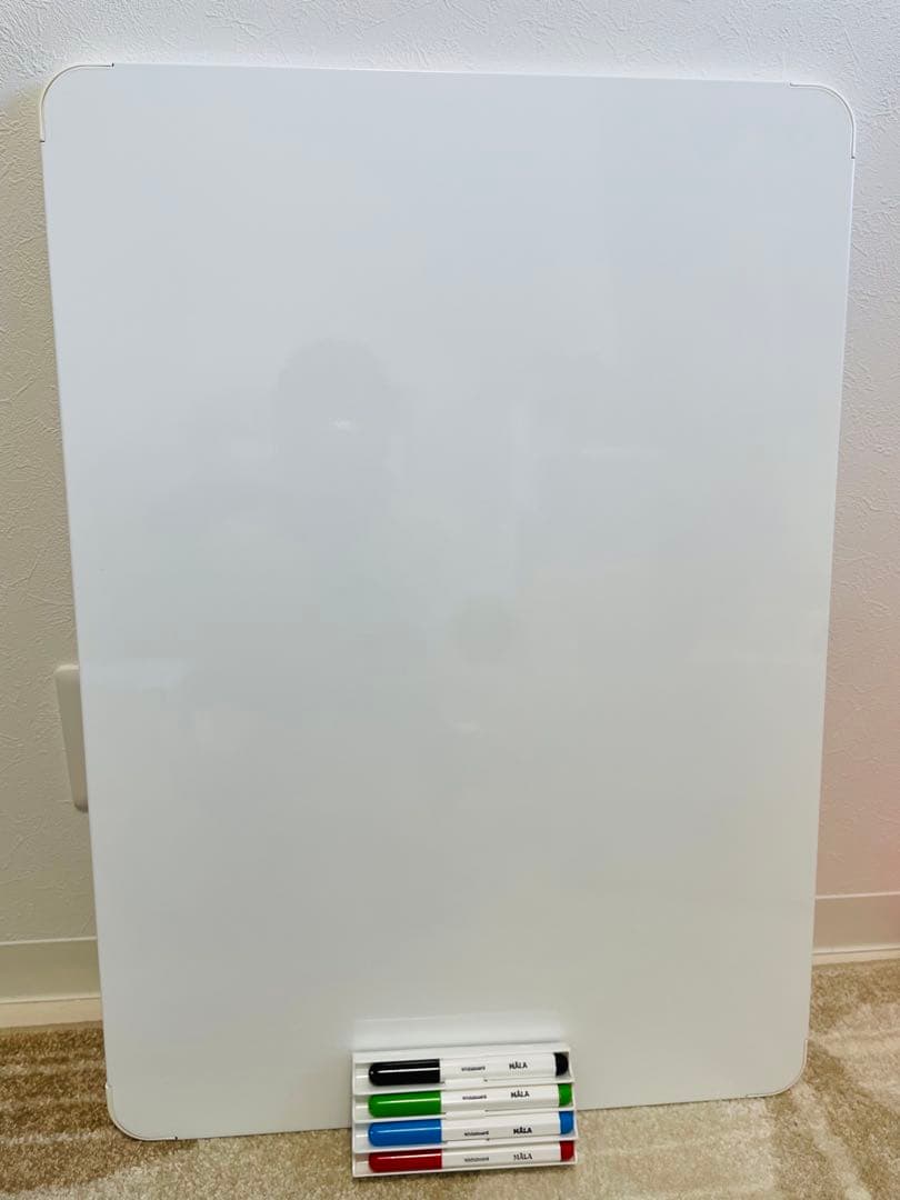 IKEA VEMUND ホワイトボード マグネットボード マーカー付き-现货の通販