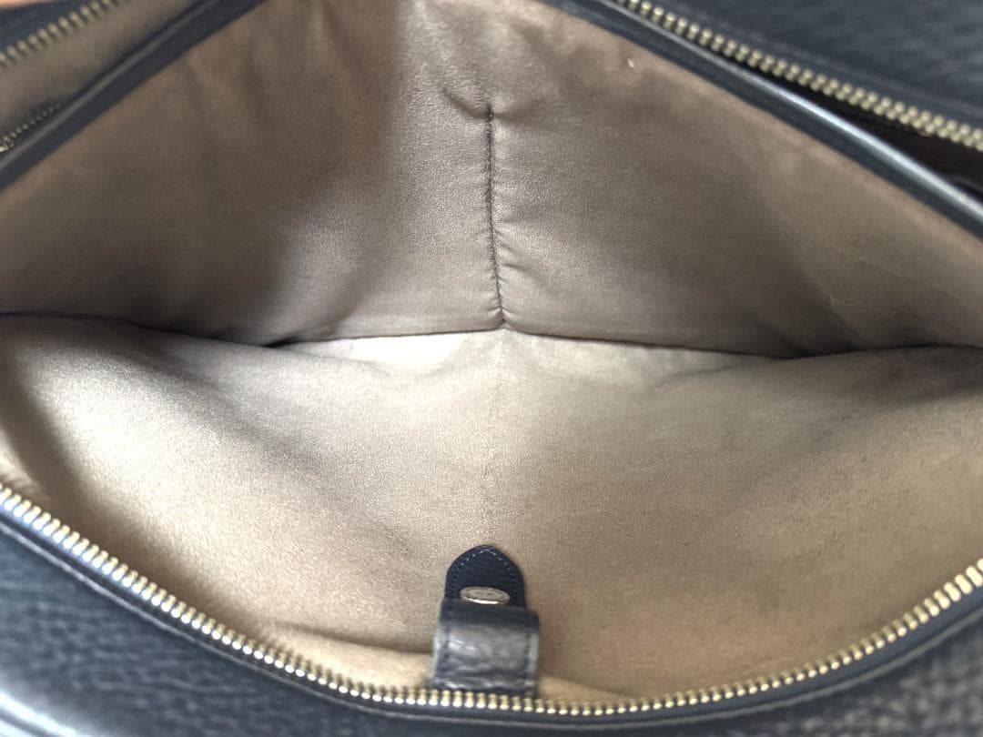 ⭐PELLE MORBIDA ビジネスバッグ 濃紺 レザー⭐