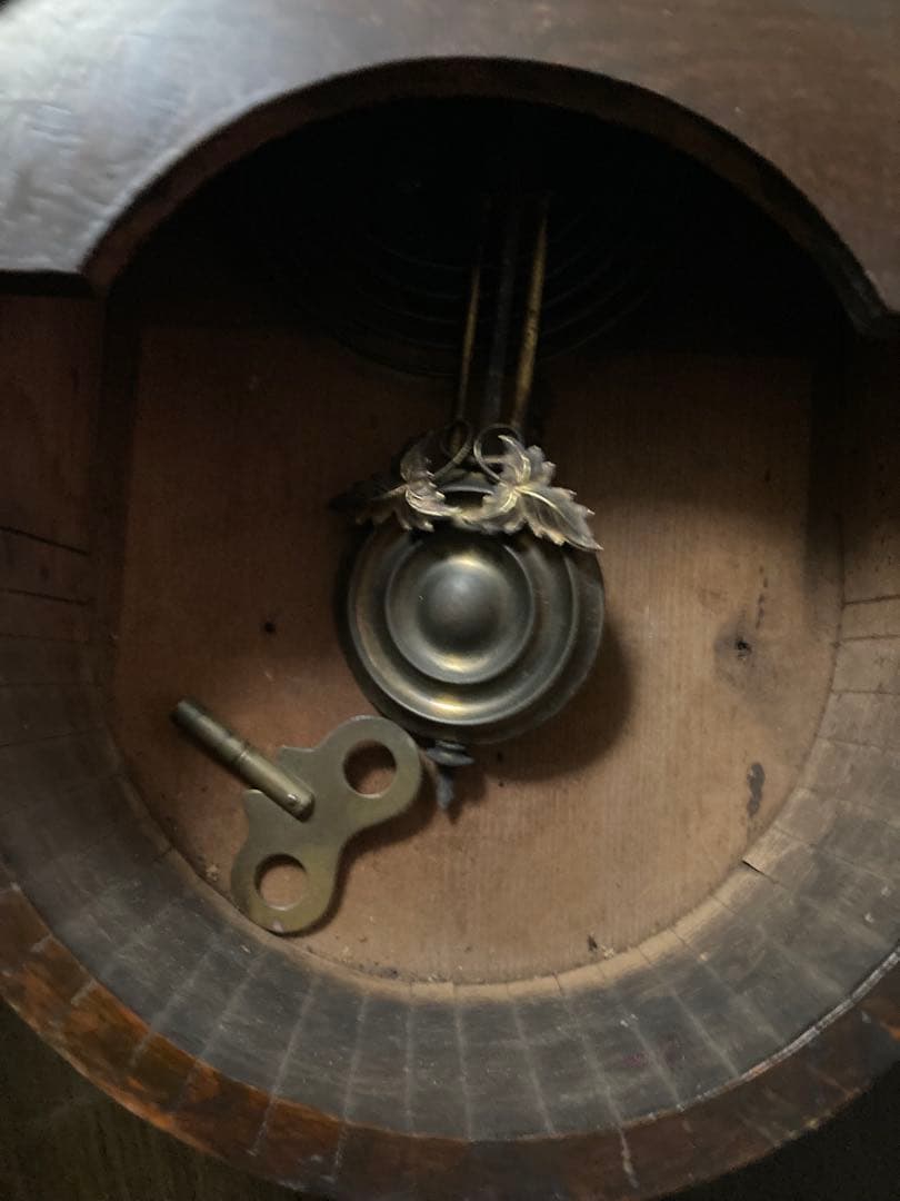 地球馬 尾張時計 ダルマ柱時計 8日巻 ボンボン時計