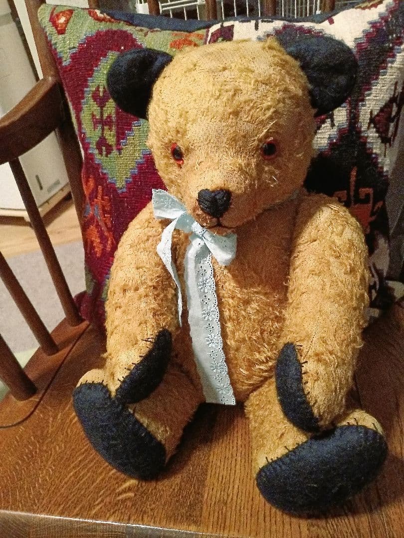 アンティークベア　テディベア　イギリス製　2点セット　チャドバレー他　衣装付き