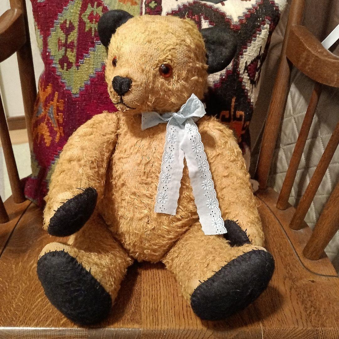 アンティークベア　テディベア　イギリス製　2点セット　チャドバレー他　衣装付き