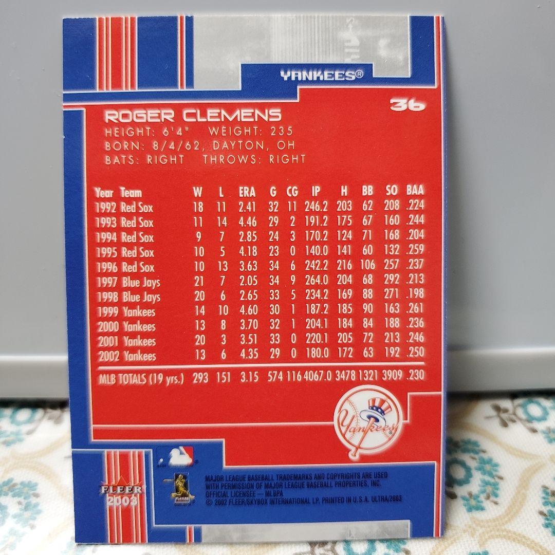 ロジャー・クレメンス MLBトレーディングカード - メルカリ