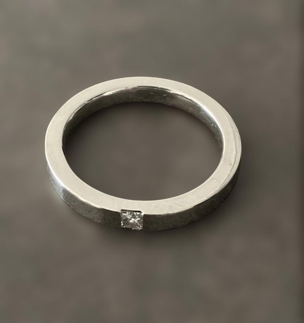 【ハリーウィンストン】プリンセスカット・ ダイヤモンドリング （16.5号）