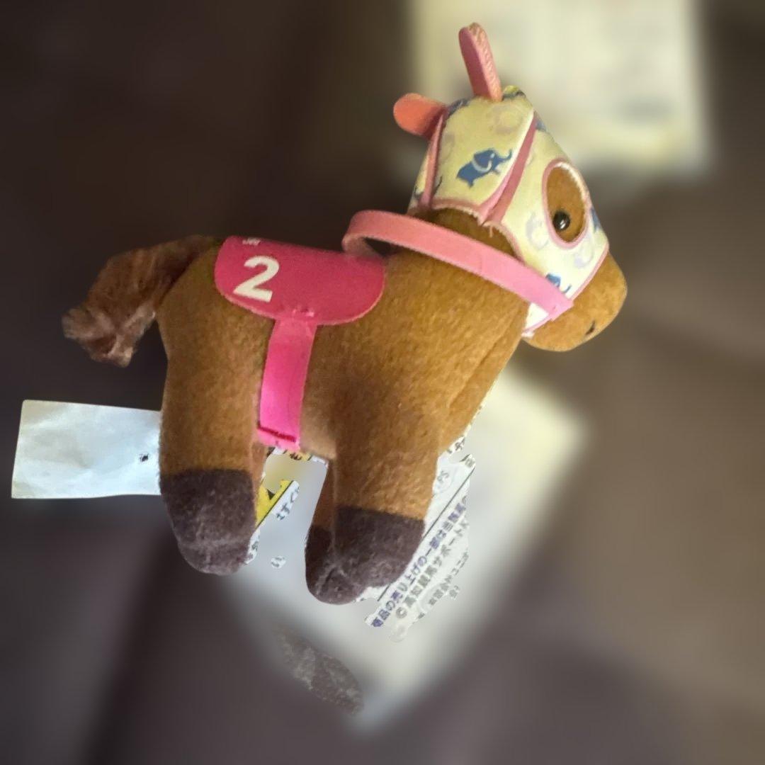 希少♡高知競馬　ハルウララ　ぬいぐるみ　3体まとめ売り　　ピンク/にんじん/ぞう