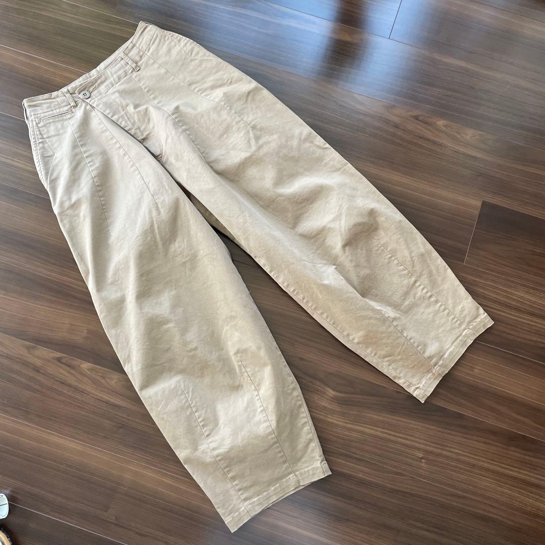 RHCコットン ワイドパンツ ハイウエスト