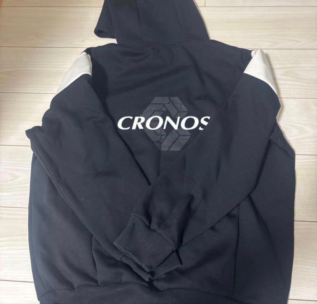 クロノス パーカー ブラック S