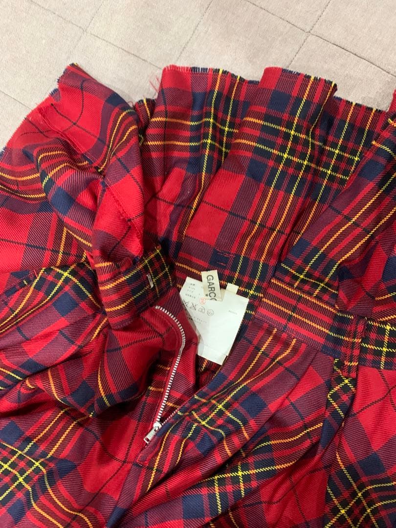 コムデギャルソン 変形 チェックパンツ 2005年