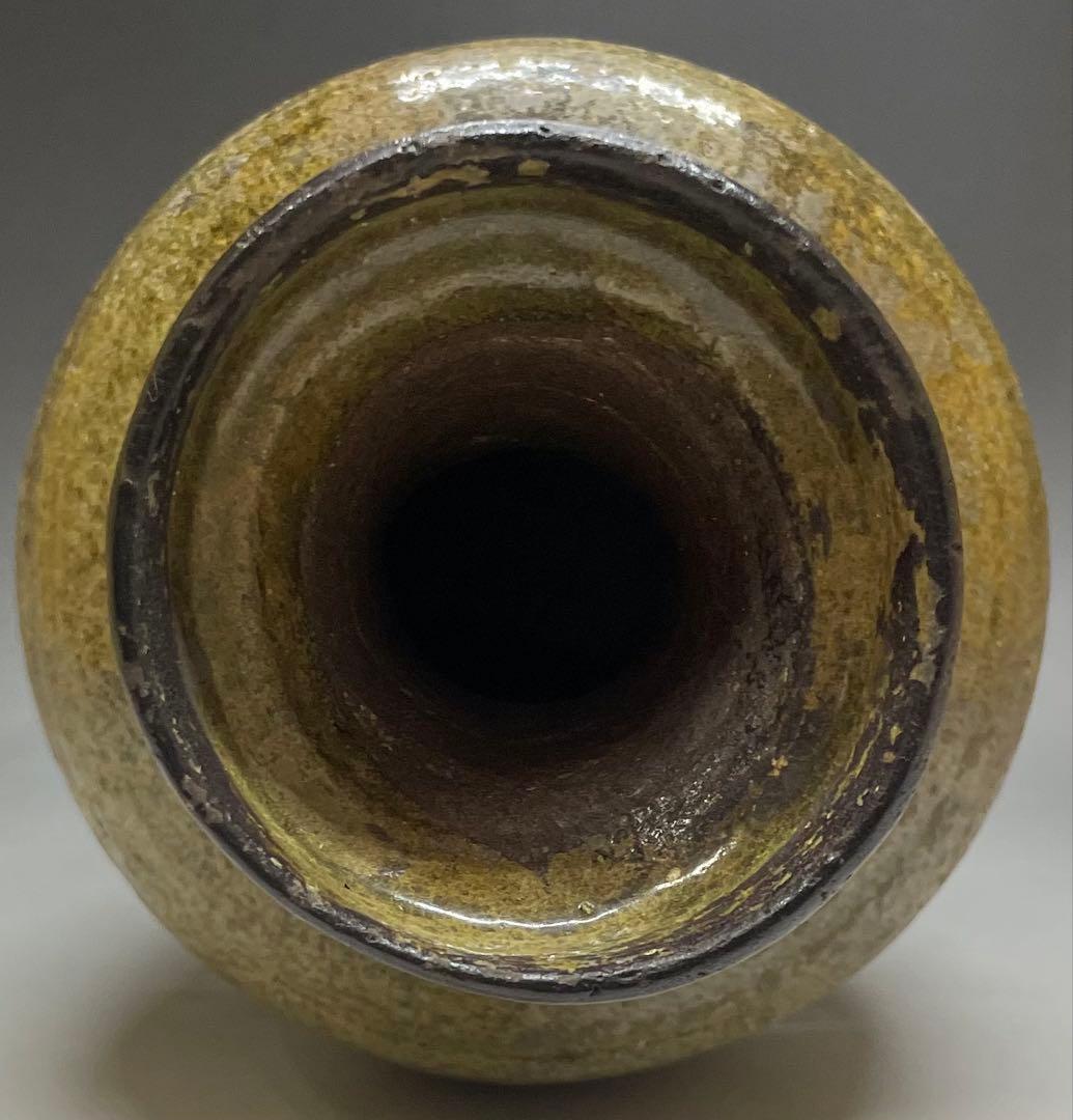 高麗青磁 花入 花瓶 花器 L443