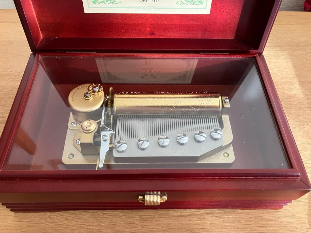 SANKYO ORPHEUS 乾杯　いい日旅立ち　美しい音色　オルゴール 50弁