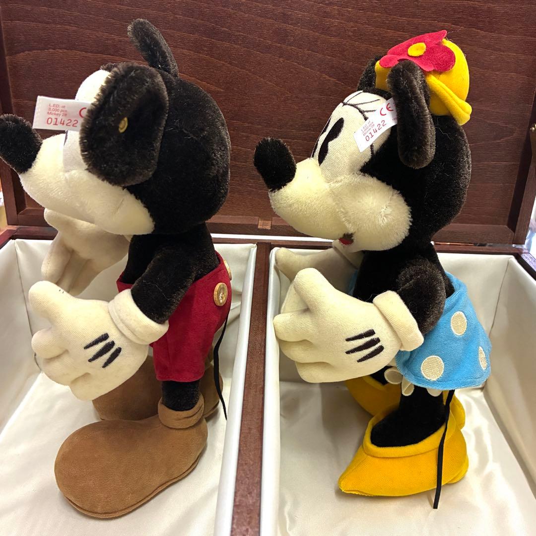 シュタイフ Steiff ディズニー ミッキーミニー ドール 70周年 限定品