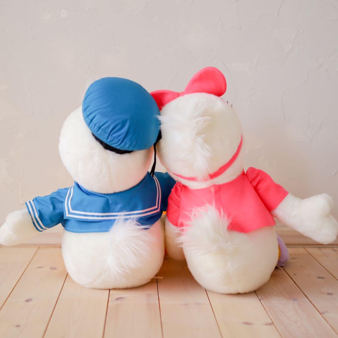 特大 ドナルドダックとデイジーダック ぬいぐるみセット
