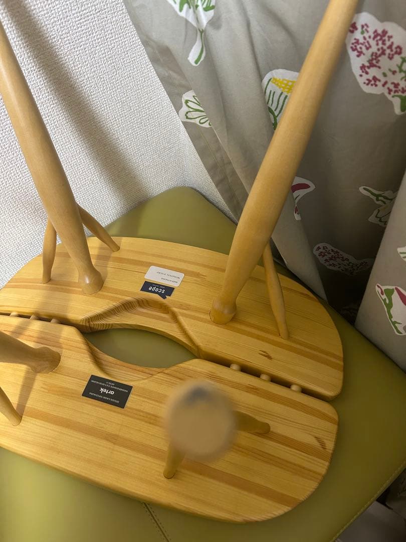 【美品】artek ピルッカ スツール （ハニー✖️ハニー）３５センチ