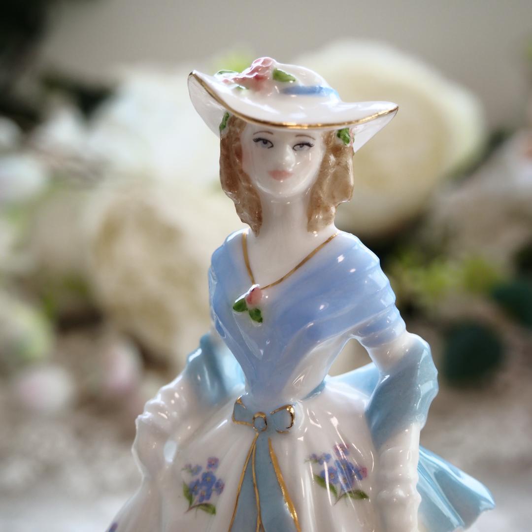 英国 素敵ロイヤルウースター ミニフィギュリン Lady Hannah.